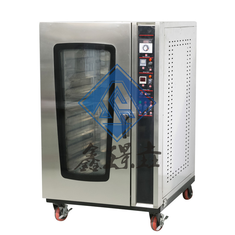 10 vassoi Forno di cottura a convezione con vapore per impianti di trasformazione delle verdure