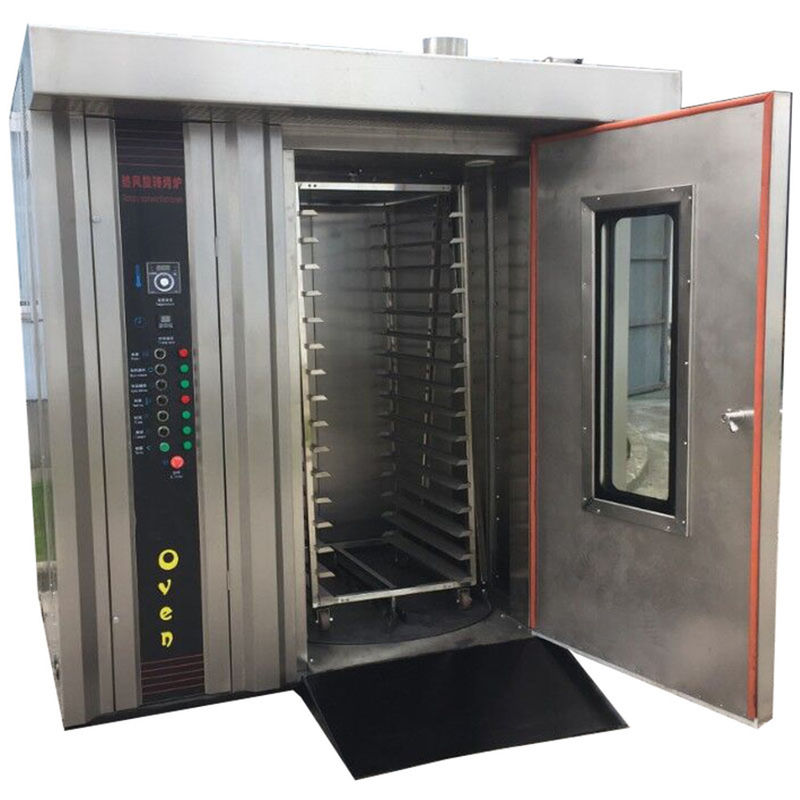 32/64 vassoi forno elettrico a gas rotativo per pane biscotti biscotti di pollo materie prime noci