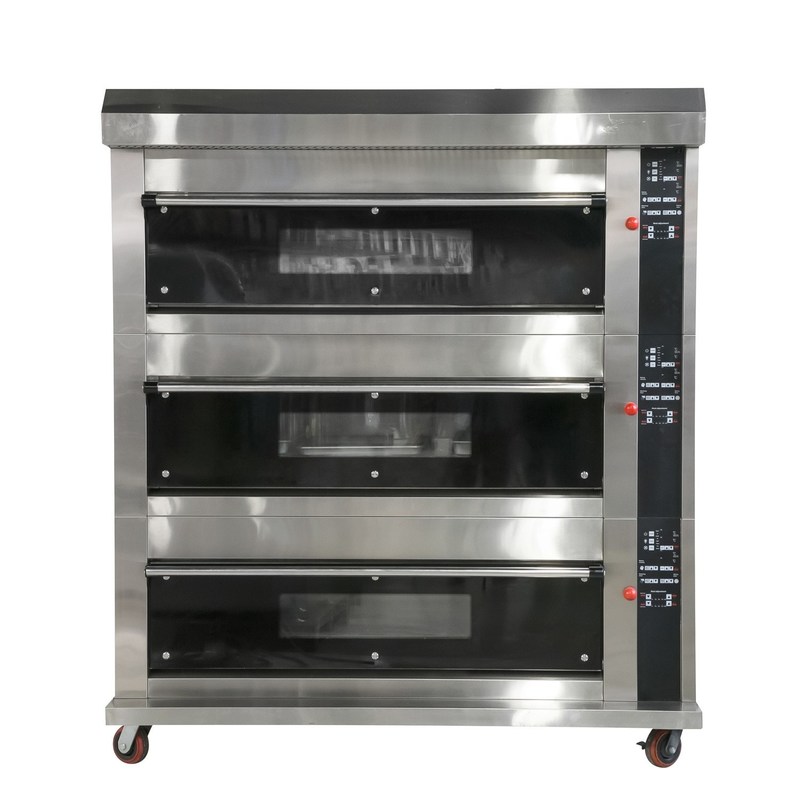 Forno a vapore multifunzionale a 4 vassoi elettrico combinato Forno a convezione a vapore con design