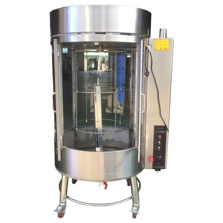 Supporto online Rostatura completa di anatra Macchina di forno elettrico e a gas Attrezzatura rotante per grigliare pollo