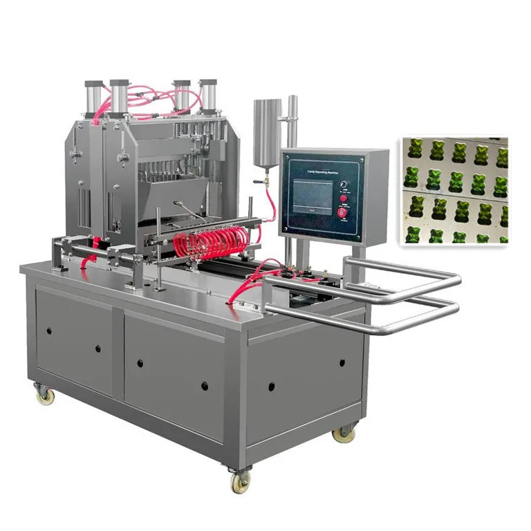 Macchina per fare caramelle a base di gelatina a doppio colore con potenza di 1,5 kW a Shanghai