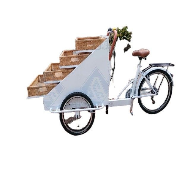 Comodo Cucina Carrello di snack a tre ruote Europa Hot Dog Pane Vending Bike per il mercato