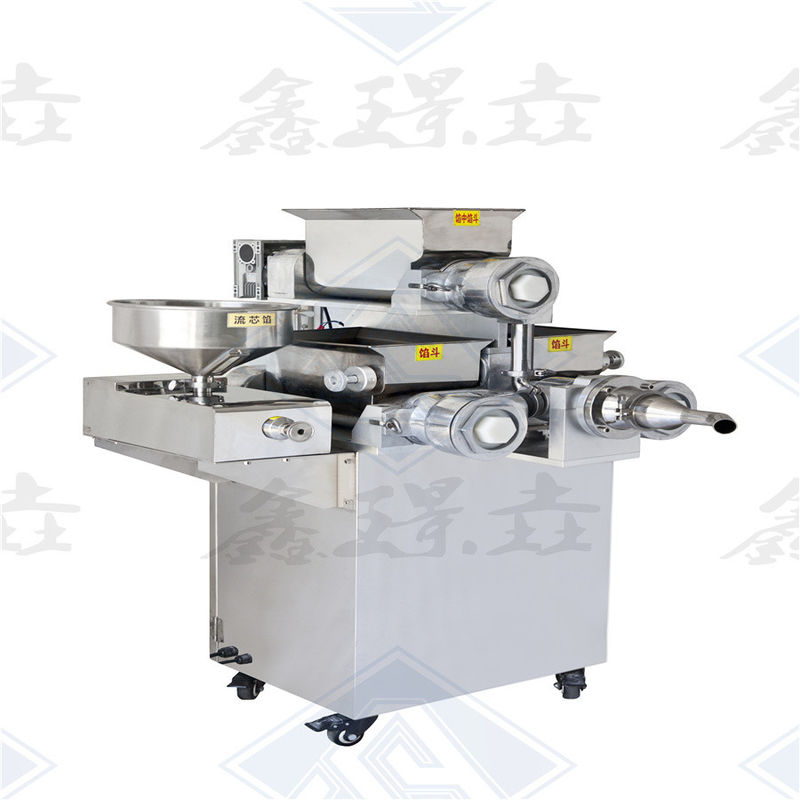 1.9KW Shanghai PAPA Automatic riempito tre Hopper incrustante macchina per il negozio di alimenti