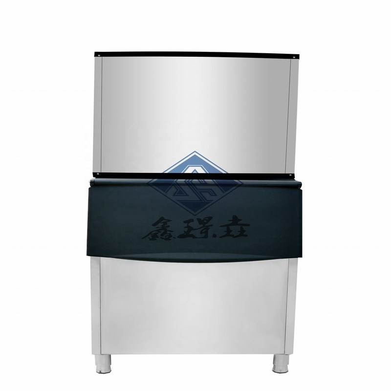 Industrial Automatic 700P 318kg/day Ice Cube Maker con raffreddamento ad aria e buona
