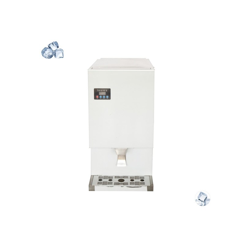 Fabbricante di ghiaccio commerciale da 40 kg con capacità di stoccaggio di ghiaccio da 200 kg e facile utilizzo