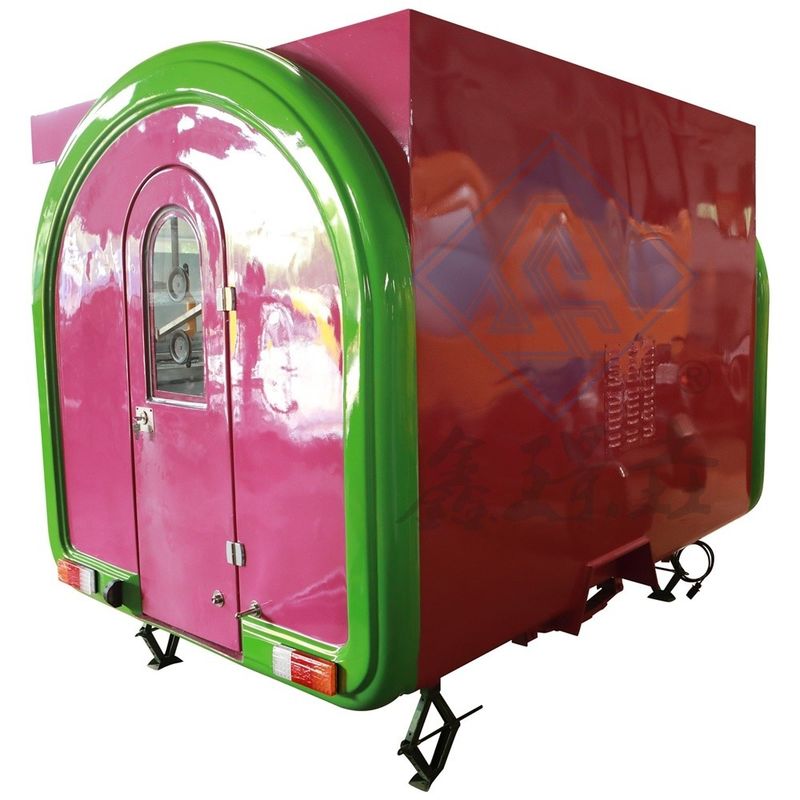 Piccole auto alimentari mobili per venditori ambulanti all'aperto