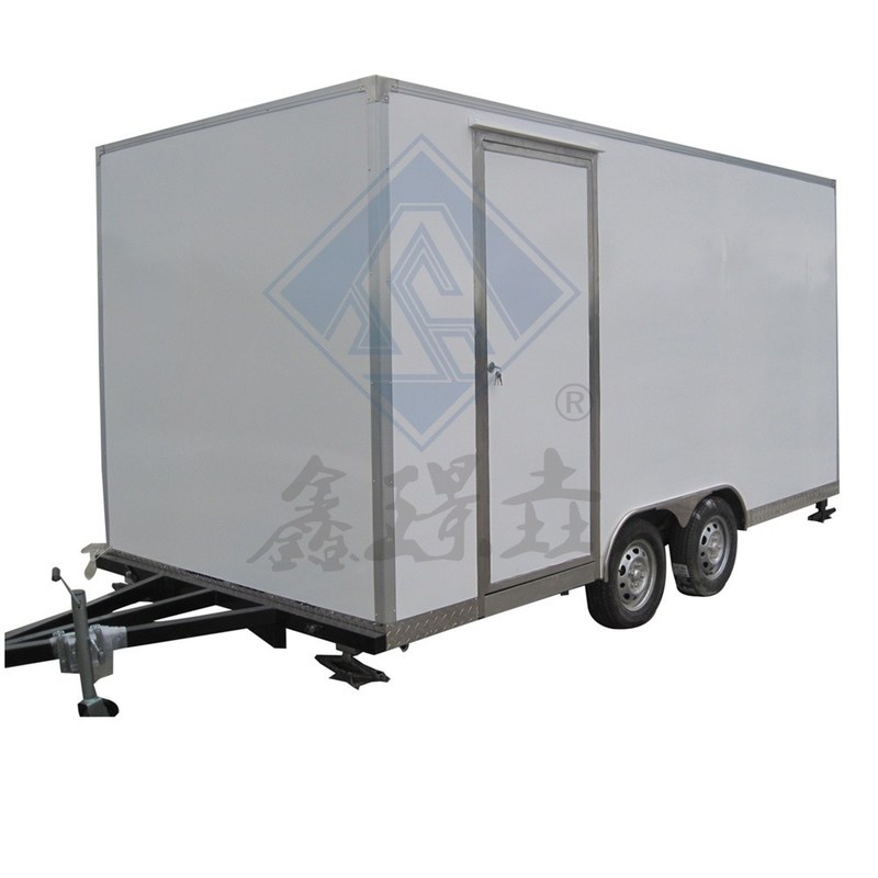 Camionetto di cibo per strada per hamburger e gelati mobili per festival all'aperto