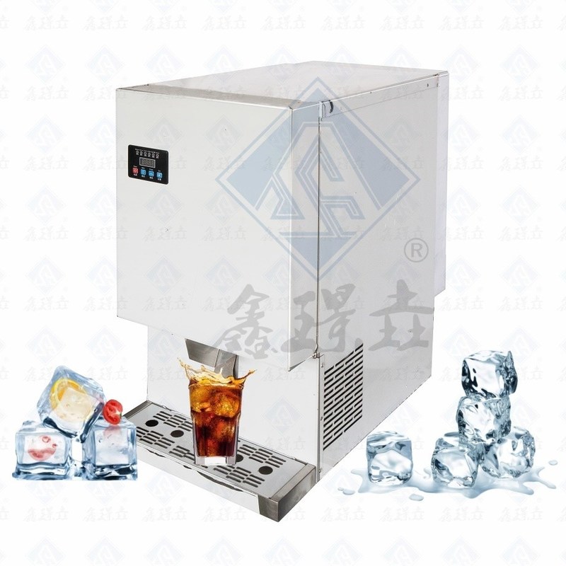 Macchina di produzione di cubetti di ghiaccio ad alta capacità con tecnologia avanzata e funzionamento automatico