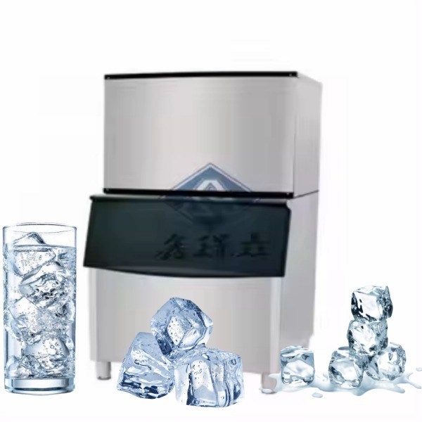 22*22*22mm Ice Size Automatic Ice Cube Machine con prestazioni del compressore Fusheng
