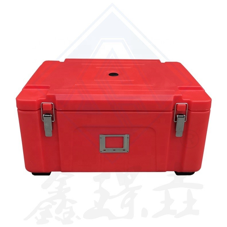 Confezione a forma rotonda con scatola isolante per il pranzo