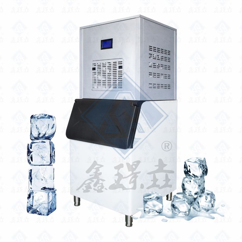 Sanyo Compressore alimentato da acciaio inossidabile cubo Ice Maker per la produzione rapida di ghiaccio