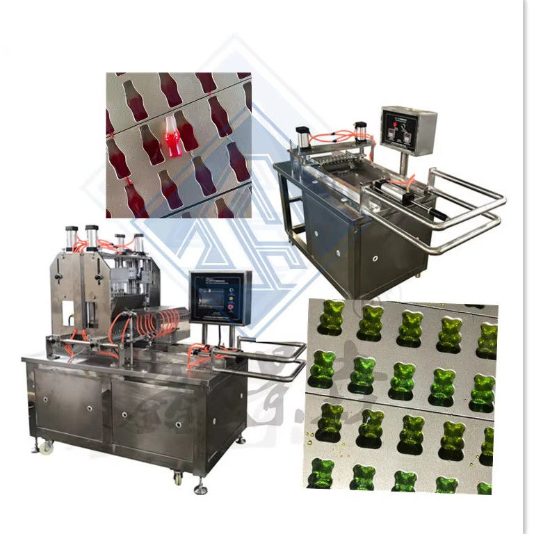 Piccole imprese essenziali 500KG macchina di formazione per cioccolato caramelle Lollipop gommoso orso
