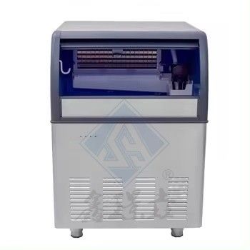 Capacità di stoccaggio di ghiaccio da 35 kg Macchina per la produzione di ghiaccio a cubo commerciale per professionisti nei bar
