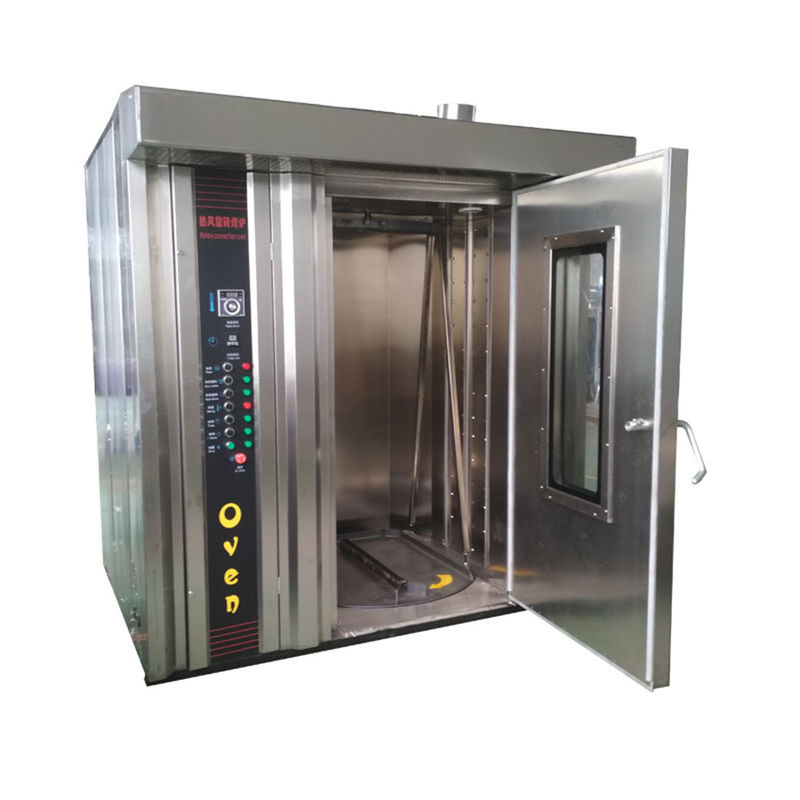 16 32 vassoi pane rotondo pane tostato forno rotativo a gas per apparecchi da forno per ristoranti