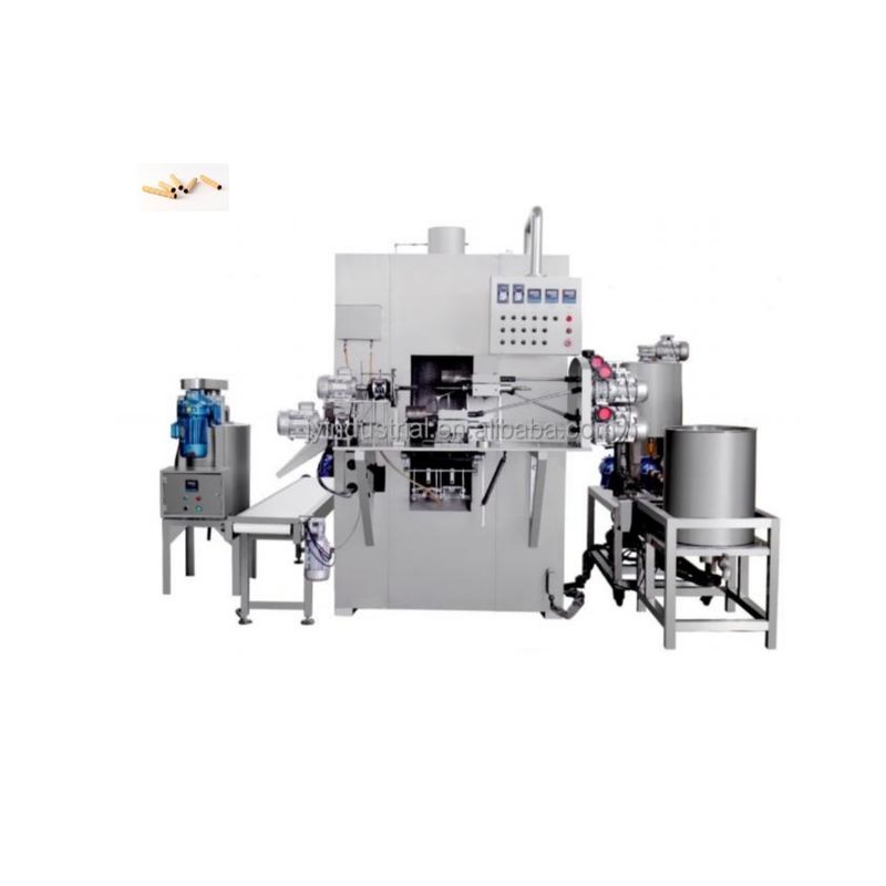 Macchina per la fabbricazione di rotoli di uova da 380 V per la produzione di snack a rotoli di wafer nel 2024