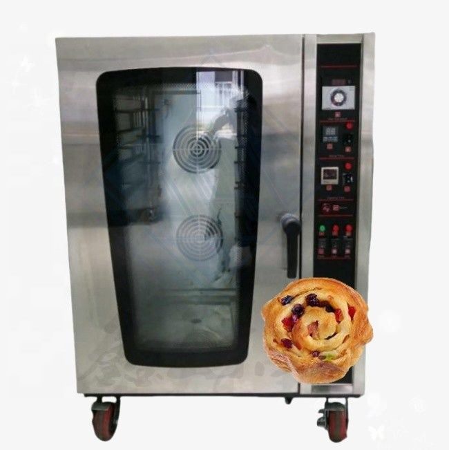 8 vassoi Aria calda riscaldamento elettrico forno a convezione per la cottura di pane torta biscotto pizza