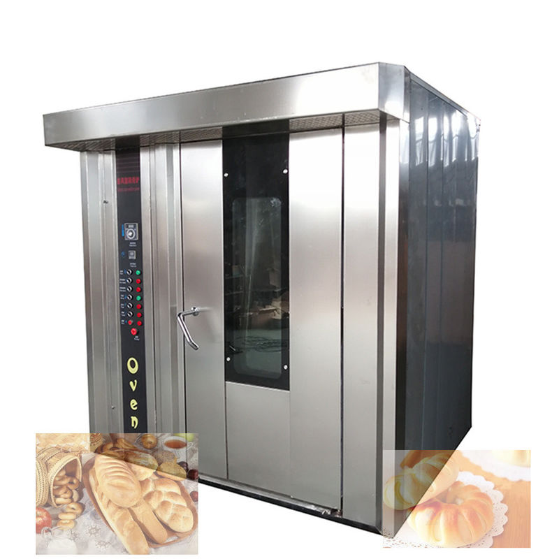 Macchina elettrica per il pane a gas diesel con funzione a vapore 32 vassoi Forno rotativo Made